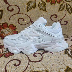 New Balance 9060 Triple White - Womens 9